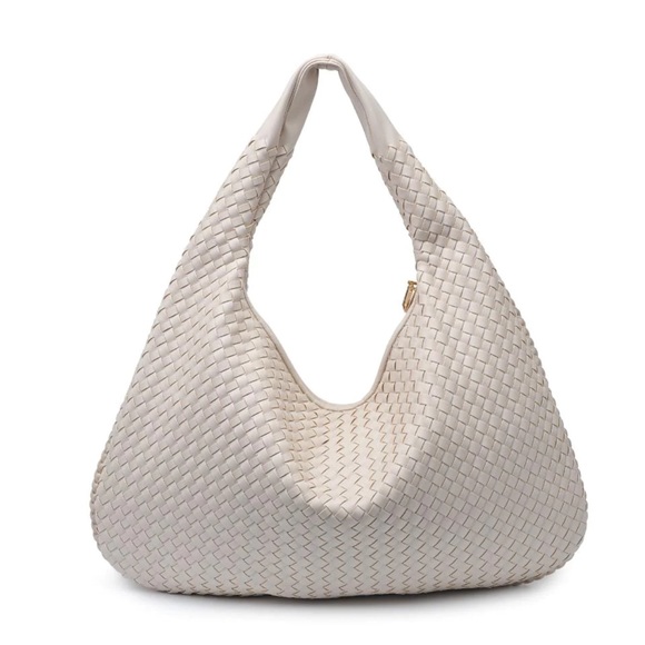 Urban Expressions Laverne Hobo Bag in Oatmilk - Picture 5 of 6